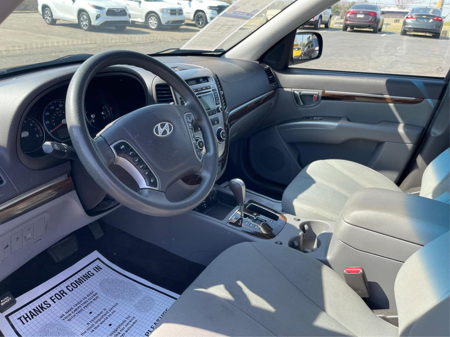 2012 Hyundai Santa Fe GLS (5XYZG3ABXCG) with an 2.4L I-4 DOHC engine, located at 401 Woodman Dr, Riverside, OH, 45431, (937) 908-9800, 39.760899, -84.123421 - 2012 Hyundai Santa Fe GLS - Photo#8