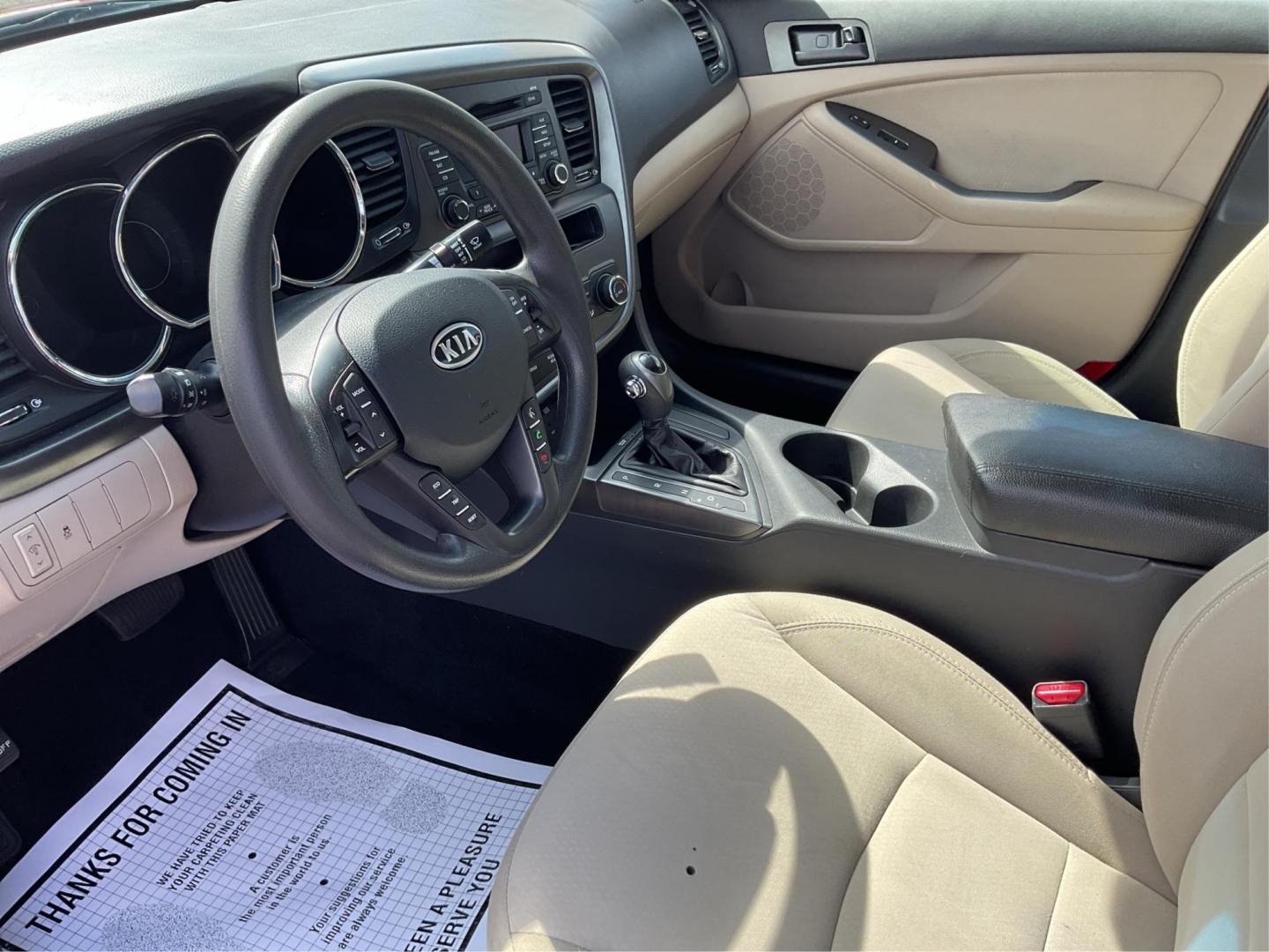 2012 Spicy Red Metallic Kia Optima LX AT (5XXGM4A73CG) with an 2.4L L4 DOHC 16V engine, 6-Speed Automatic transmission, located at 1099 N County Rd 25A , Troy, OH, 45373, (937) 908-9800, 40.057079, -84.212883 - 2012 Kia Optima LX AT - Photo#8