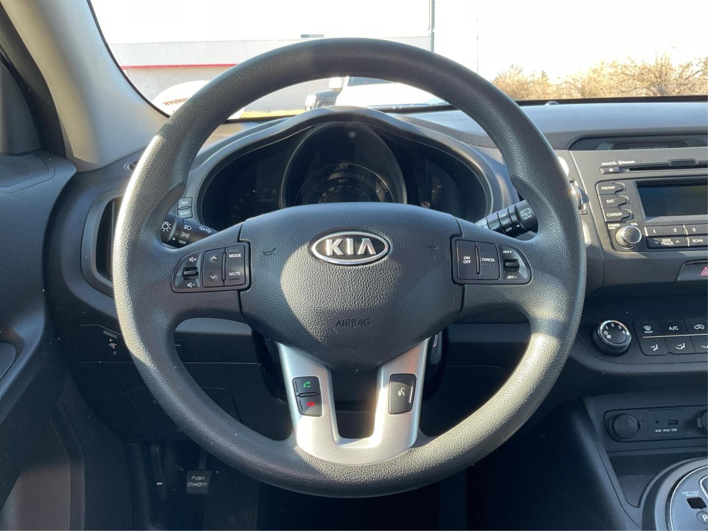 2012 Kia Sportage LX (KNDPB3A21C7) with an 2.4L I-4 DOHC engine, located at 401 Woodman Dr, Riverside, OH, 45431, (937) 908-9800, 39.760899, -84.123421 - One Owner - Photo#15
