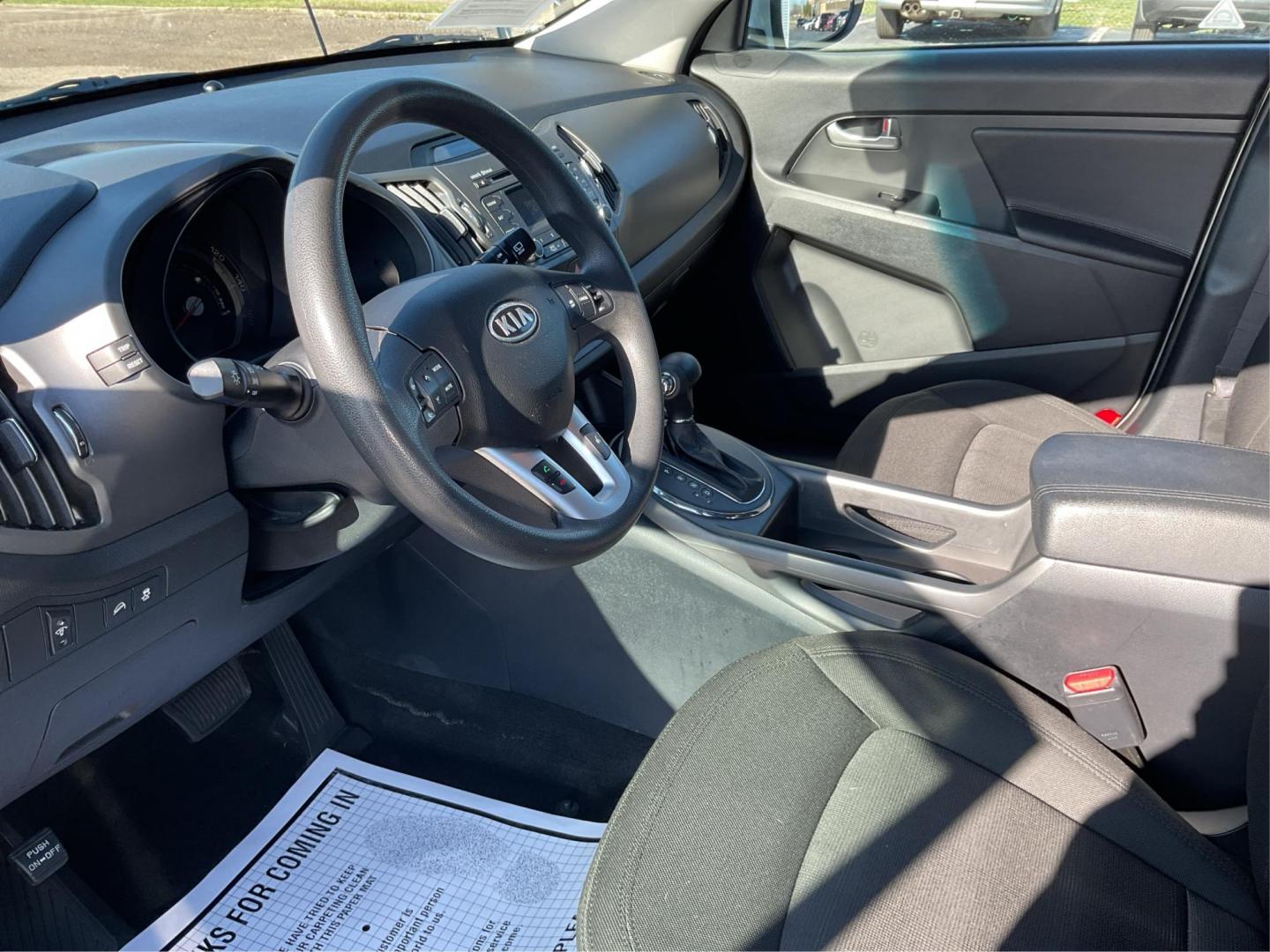 2012 Kia Sportage LX (KNDPB3A21C7) with an 2.4L I-4 DOHC engine, located at 401 Woodman Dr, Riverside, OH, 45431, (937) 908-9800, 39.760899, -84.123421 - One Owner - Photo#8