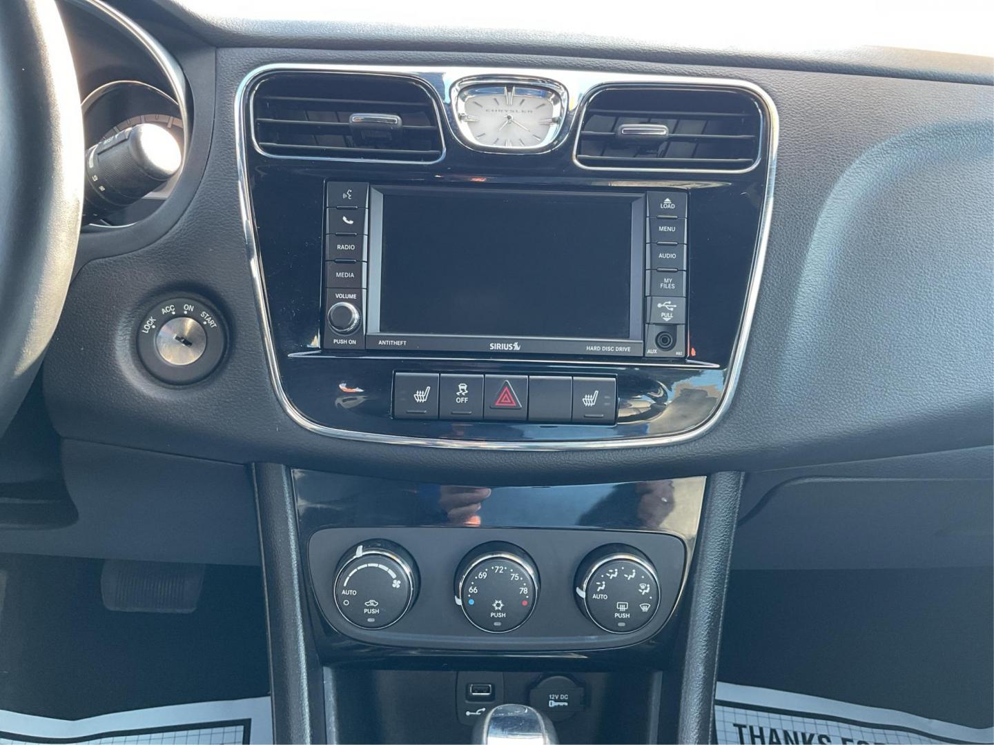 2013 Chrysler 200 Touring (1C3CCBBG0DN) with an 2.4L I-4 DOHC engine, located at 401 Woodman Dr, Riverside, OH, 45431, (937) 908-9800, 39.760899, -84.123421 - 2013 Chrysler 200 Touring - Photo#12