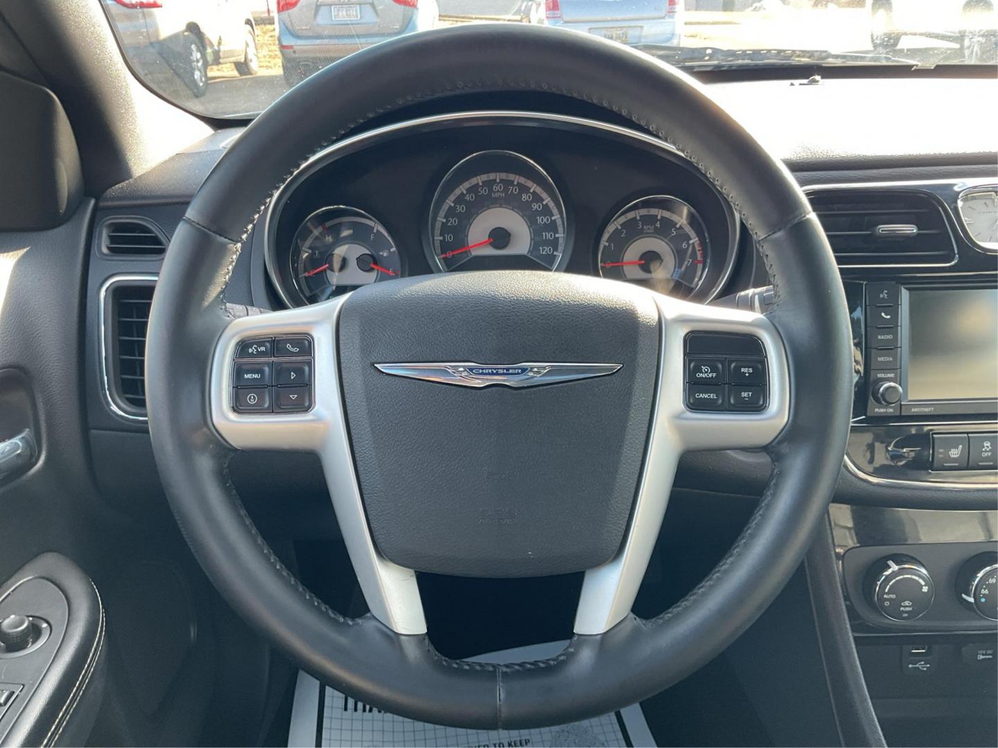 2013 Chrysler 200 Touring (1C3CCBBG0DN) with an 2.4L I-4 DOHC engine, located at 401 Woodman Dr, Riverside, OH, 45431, (937) 908-9800, 39.760899, -84.123421 - 2013 Chrysler 200 Touring - Photo#15