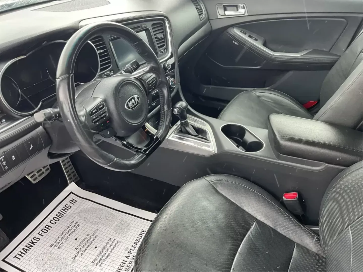 2014 Kia Optima SX Turbo (5XXGR4A63EG) with an Theta II 2L I-4 gasoline direct injection engine, located at 1951 S Dayton Lakeview Rd., New Carlisle, OH, 45344, (937) 908-9800, 39.890999, -84.050255 - 2014 Kia Optima SX Turbo - Photo#8