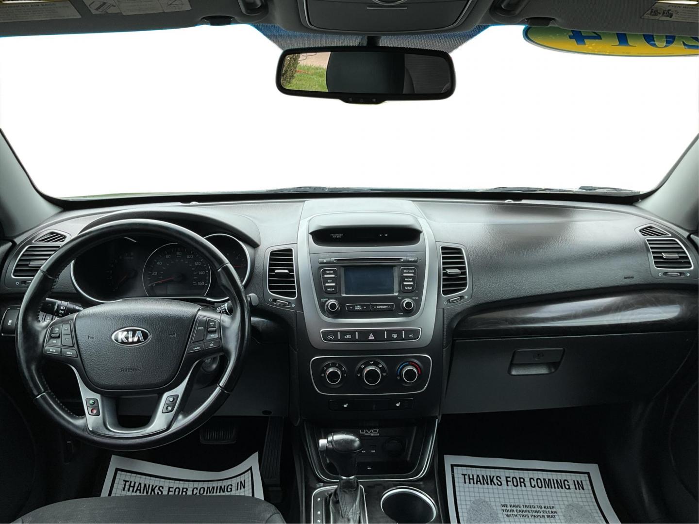 2014 Kia Sorento LX (5XYKT3A66EG) with an 2.4L I-4 gasoline direct injection engine, located at 880 E. National Road, Vandalia, OH, 45377, (937) 908-9800, 39.891918, -84.183594 - 2014 Kia Sorento LX - Photo#18