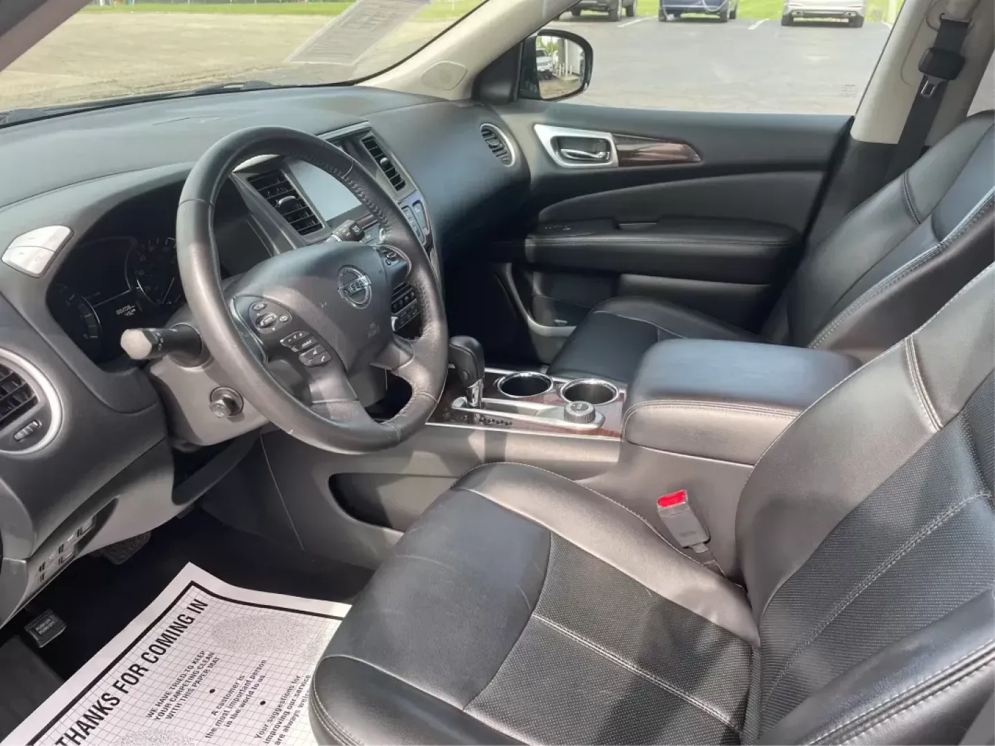 2014 Nissan Pathfinder Platinum (5N1AR2MM6EC) with an 3.5L V-6 DOHC engine, located at 880 E. National Road, Vandalia, OH, 45377, (937) 908-9800, 39.891918, -84.183594 - Third Row - Photo#8