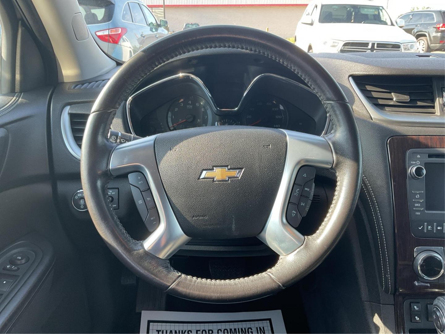 2015 Chevrolet Traverse 2LT (1GNKRHKD0FJ) with an 3.6L V-6 gasoline direct injection engine, located at 1099 N County Rd 25A , Troy, OH, 45373, (937) 908-9800, 40.057079, -84.212883 - Third Row - Photo#14