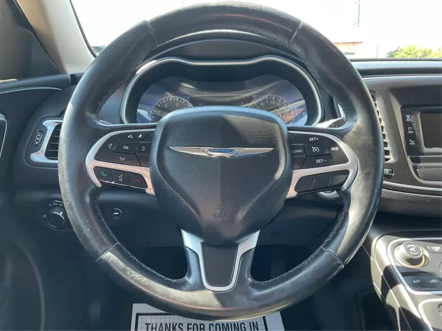 2015 Chrysler 200 Limited (1C3CCCAB5FN) with an 2.4L L4 DOHC 16V engine, 9-Speed Automatic transmission, located at 8750 N County Rd 25A, Piqua, OH, 45356, (937) 908-9800, 40.164391, -84.232513 - 2015 Chrysler 200 Limited - Photo#15