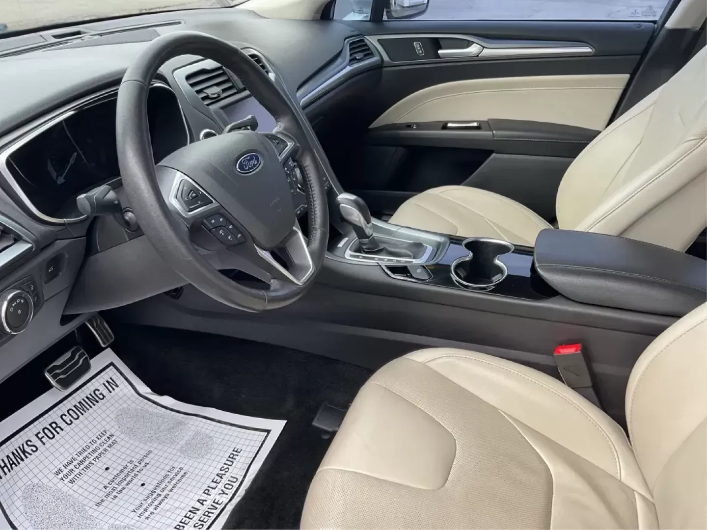 2015 Ford Fusion Titanium (3FA6P0K96FR) with an EcoBoost 2L I-4 gasoline direct injection engine, located at 401 Woodman Dr, Riverside, OH, 45431, (937) 908-9800, 39.760899, -84.123421 - 2015 Ford Fusion Titanium - Photo#9