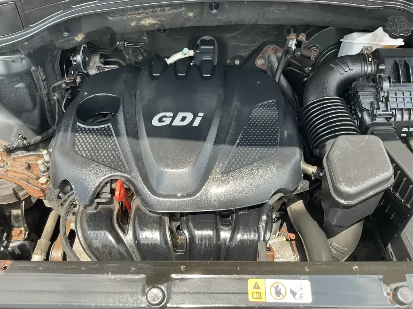 2015 Hyundai Santa Fe Sport 2.4L (5XYZUDLB2FG) with an Theta II 2.4L I-4 gasoline direct injection engine, located at 8750 N County Rd 25A, Piqua, OH, 45356, (937) 908-9800, 40.164391, -84.232513 - 2015 Hyundai Santa Fe Sport 2.4L - Photo#10