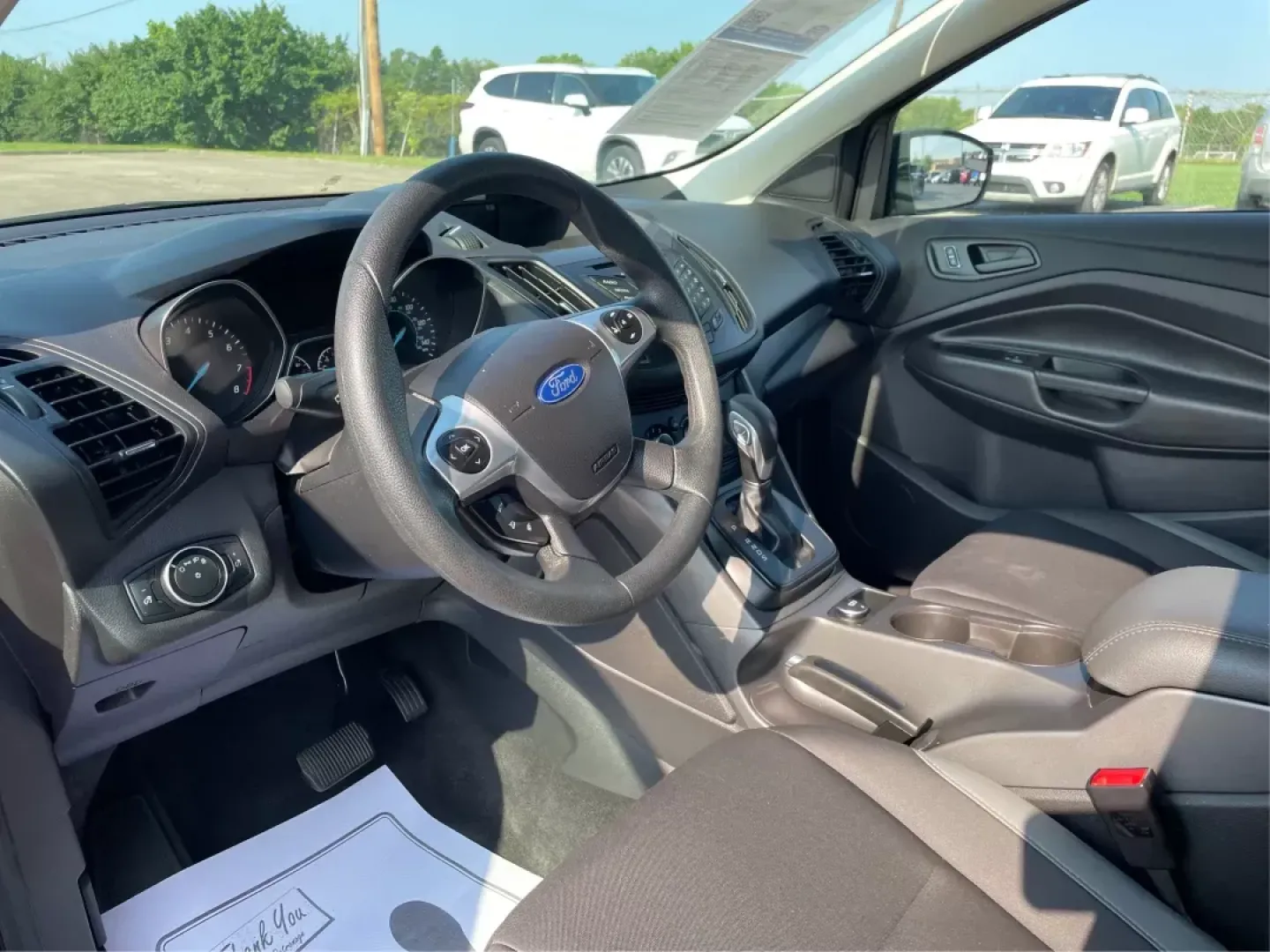 2016 Ford Escape S (1FMCU0F7XGU) with an Duratec 2.5L I-4 DOHC engine, located at 8750 N County Rd 25A, Piqua, OH, 45356, (937) 908-9800, 40.164391, -84.232513 - 2016 Ford Escape S - Photo#8