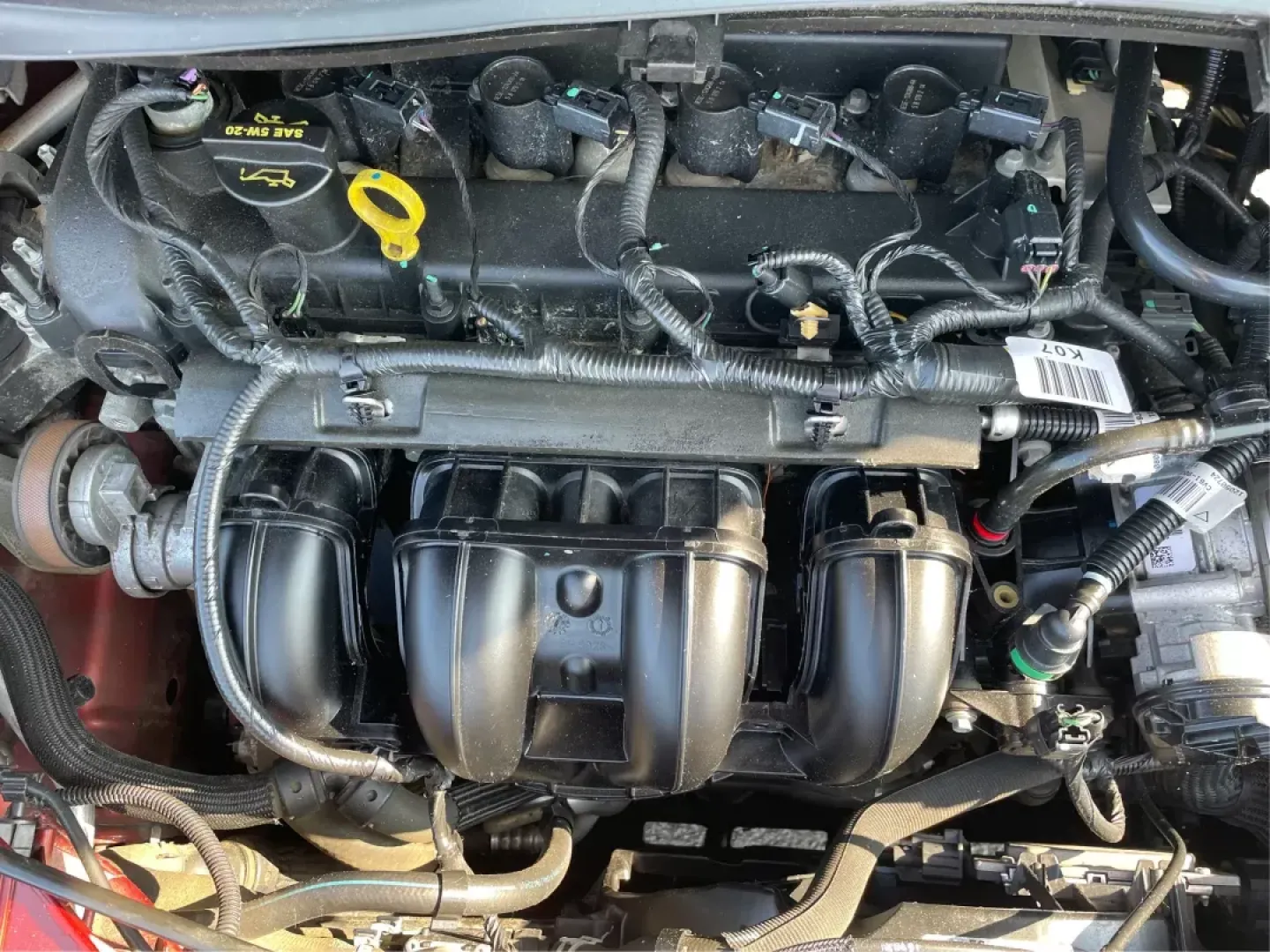 2016 Ford Escape S (1FMCU0F7XGU) with an Duratec 2.5L I-4 DOHC engine, located at 8750 N County Rd 25A, Piqua, OH, 45356, (937) 908-9800, 40.164391, -84.232513 - 2016 Ford Escape S - Photo#10