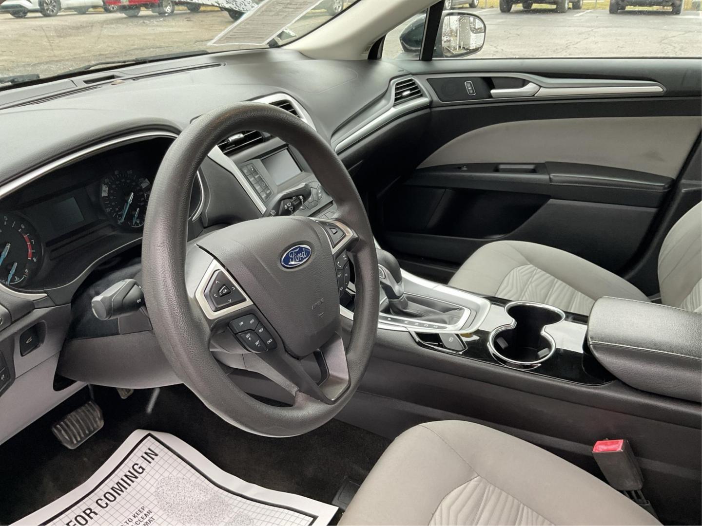 2016 Ford Fusion S (3FA6P0G75GR) with an Duratec 2.5L I-4 DOHC engine, located at 1099 N County Rd 25A , Troy, OH, 45373, (937) 908-9800, 40.057079, -84.212883 - 2016 Ford Fusion S - Photo#8