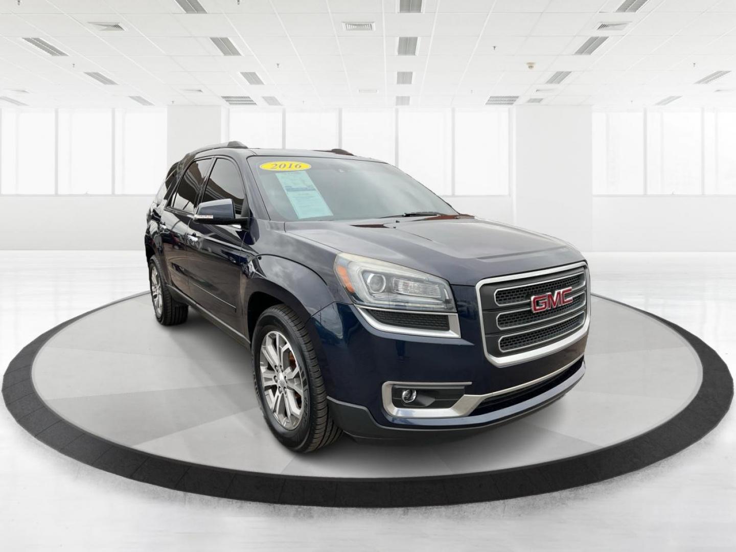 2016 GMC Acadia SLT (1GKKVRKD0GJ) with an 3.6L V-6 gasoline direct injection engine, located at 8750 N County Rd 25A, Piqua, OH, 45356, (937) 908-9800, 40.164391, -84.232513 - Third Row - Photo#0