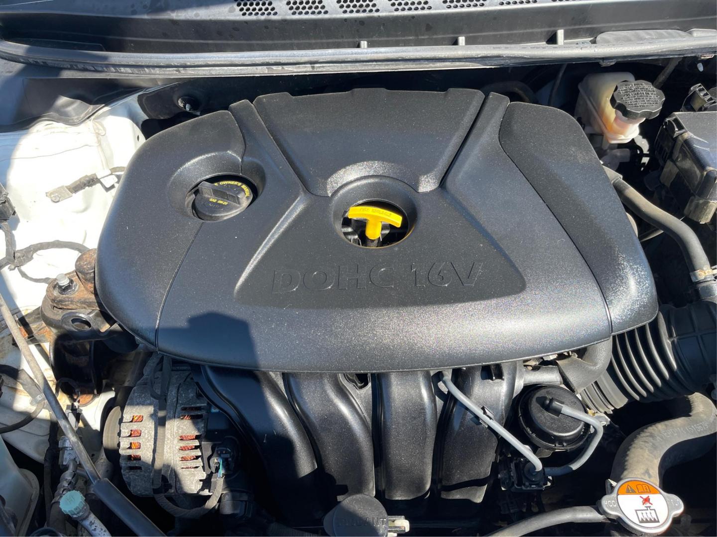 2016 Hyundai Elantra Value Edition (5NPDH4AE8GH) with an Nu 1.8L I-4 DOHC engine, located at 401 Woodman Dr, Riverside, OH, 45431, (937) 908-9800, 39.760899, -84.123421 - 2016 Hyundai Elantra Value Edition - Photo#9