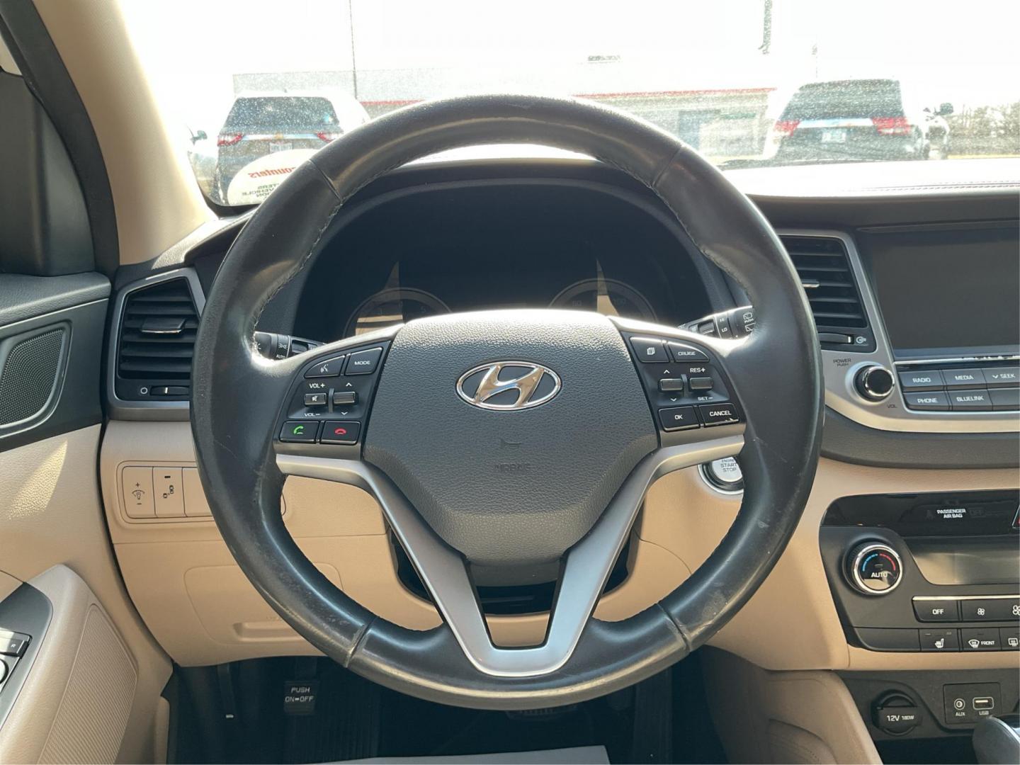 2016 Hyundai Tucson Limited (KM8J3CA20GU) with an 1.6L I-4 gasoline direct injection engine, located at 1099 N County Rd 25A , Troy, OH, 45373, (937) 908-9800, 40.057079, -84.212883 - 2016 Hyundai Tucson Limited - Photo#15