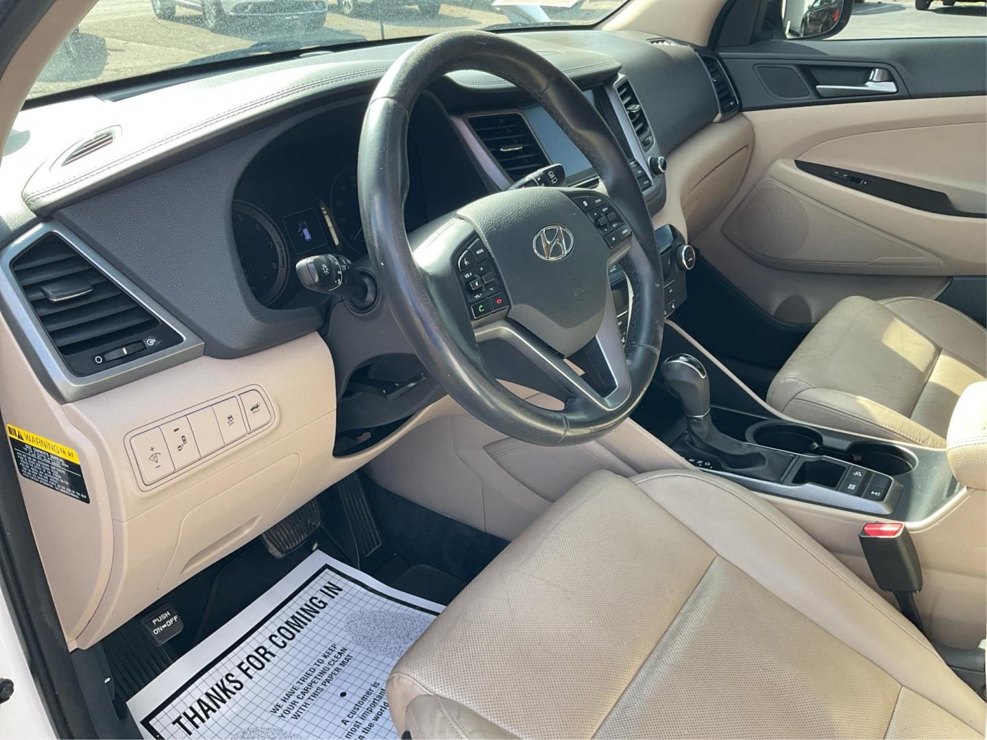 2016 Hyundai Tucson Limited (KM8J3CA20GU) with an 1.6L I-4 gasoline direct injection engine, located at 1099 N County Rd 25A , Troy, OH, 45373, (937) 908-9800, 40.057079, -84.212883 - 2016 Hyundai Tucson Limited - Photo#8
