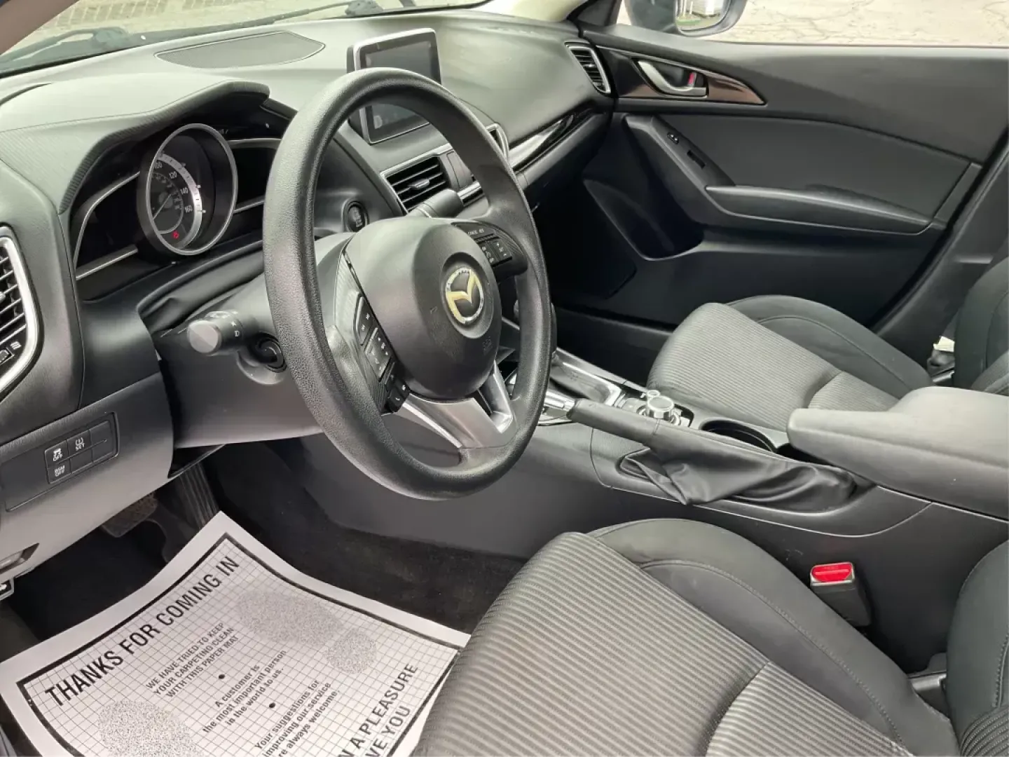 2016 Mazda MAZDA3 i Sport AT 4-Door (JM1BM1U74G1) with an 2.0L L4 DOHC 16V engine, 6-Speed Automatic transmission, located at 8750 N County Rd 25A, Piqua, OH, 45356, (937) 908-9800, 40.164391, -84.232513 - 2016 Mazda MAZDA3 i Sport AT 4-Door - Photo#8