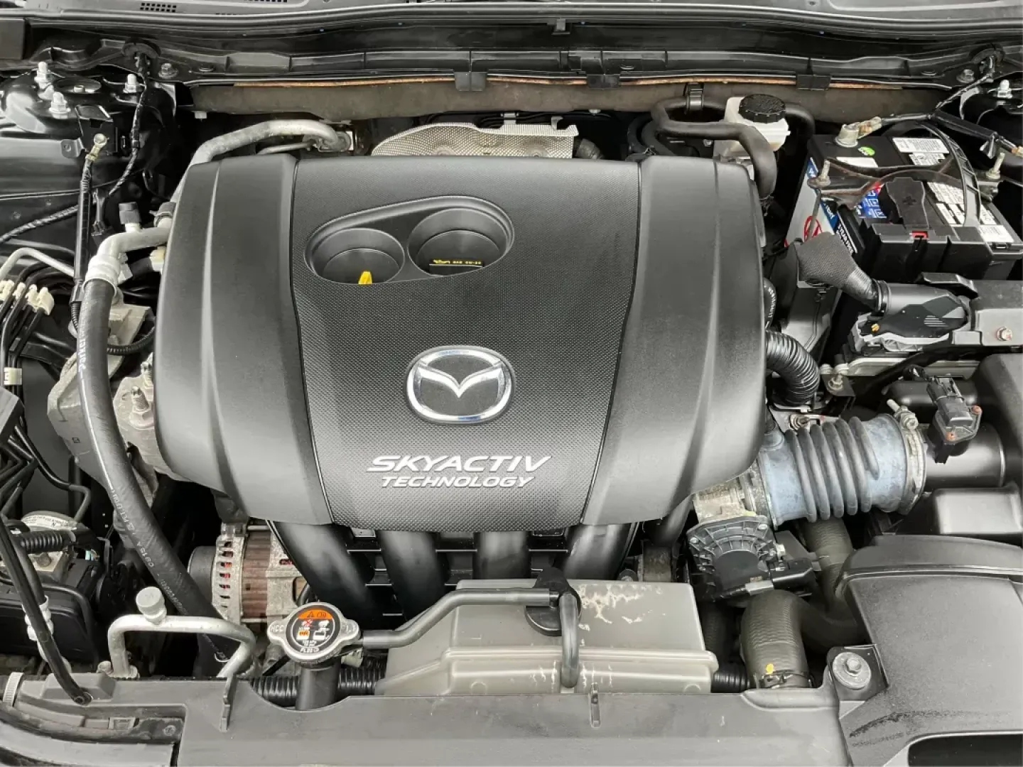2016 Mazda MAZDA3 i Sport AT 4-Door (JM1BM1U74G1) with an 2.0L L4 DOHC 16V engine, 6-Speed Automatic transmission, located at 8750 N County Rd 25A, Piqua, OH, 45356, (937) 908-9800, 40.164391, -84.232513 - 2016 Mazda MAZDA3 i Sport AT 4-Door - Photo#10