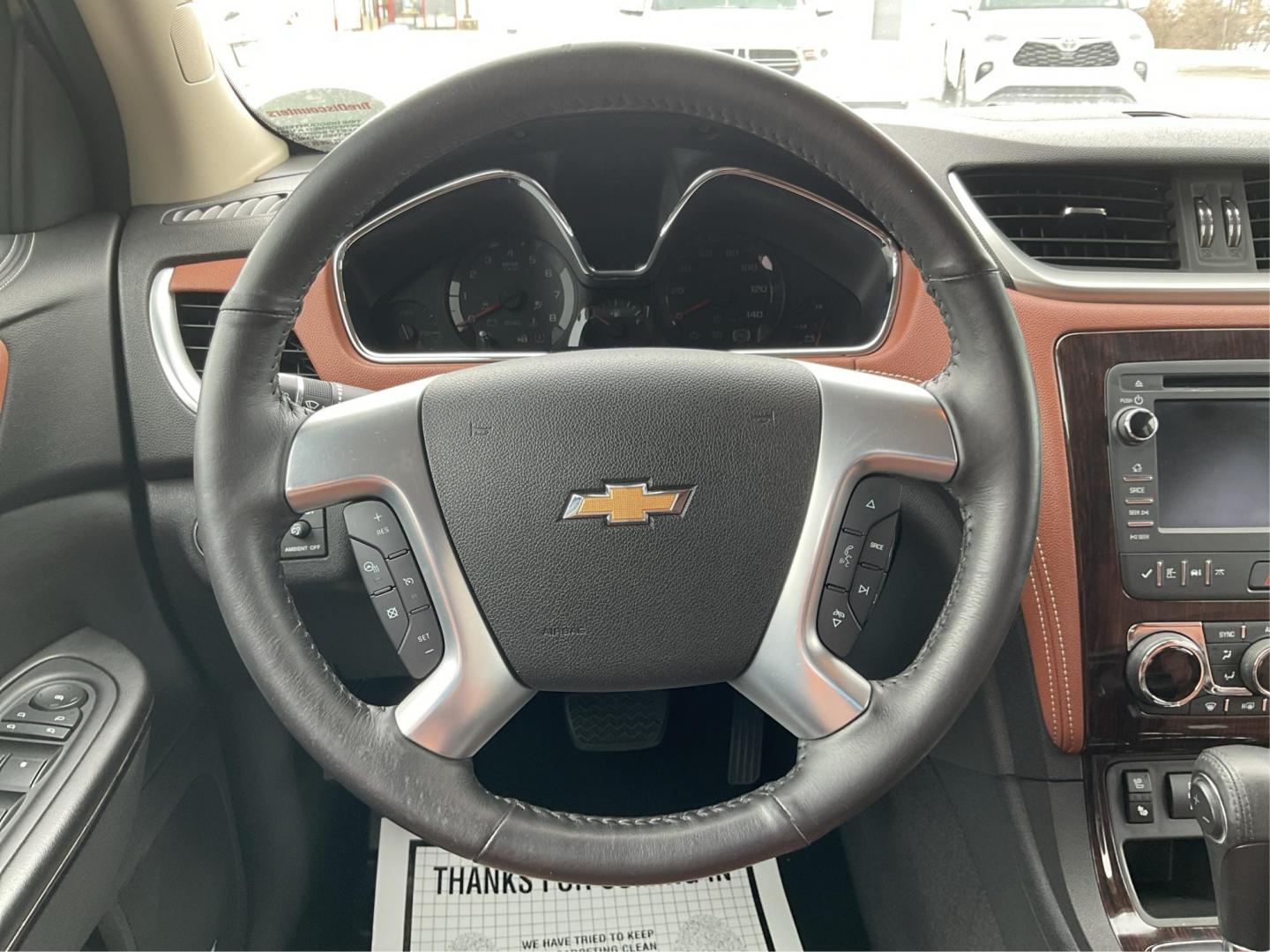 2017 Chevrolet Traverse Premier (1GNKRJKD4HJ) with an Other engine, located at 1230 East Main St, Xenia, OH, 45385, (937) 908-9800, 39.688026, -83.910172 - Third Row - Photo#15