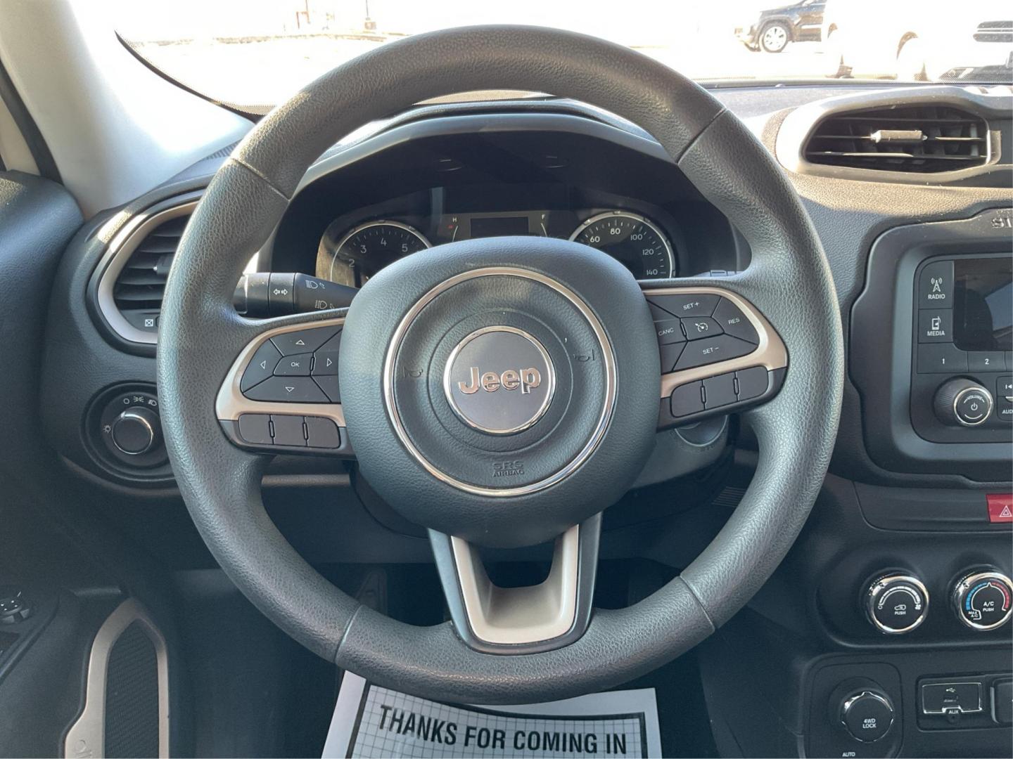 2017 Jeep Renegade Sport 4x4 (ZACCJBAH3HP) with an MultiAir 1.4L I-4 variable valve control engine, Manual transmission, located at 1099 N County Rd 25A , Troy, OH, 45373, (937) 908-9800, 40.057079, -84.212883 - 2017 Jeep Renegade Sport 4x4 - Photo#13