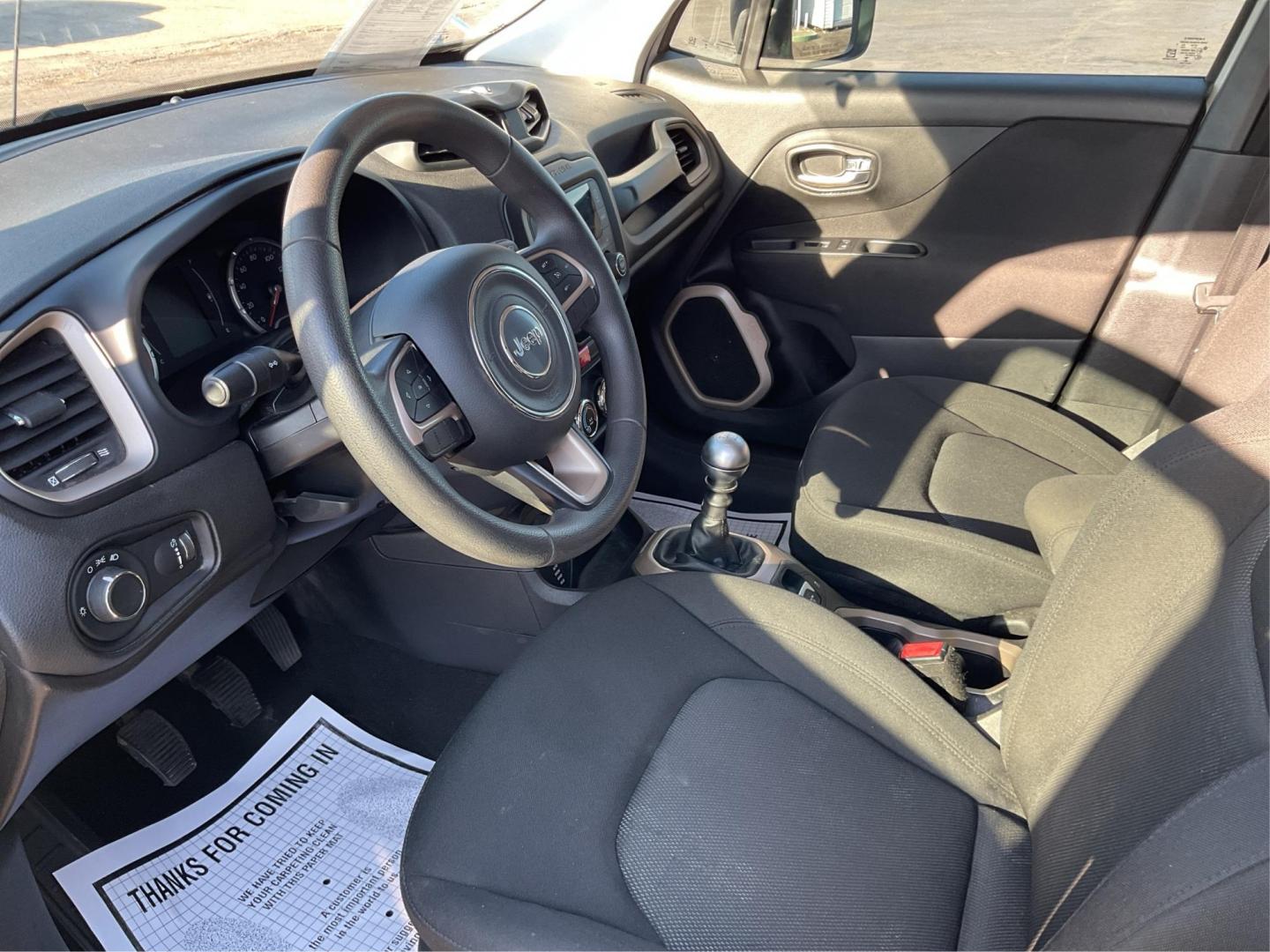 2017 Jeep Renegade Sport 4x4 (ZACCJBAH3HP) with an MultiAir 1.4L I-4 variable valve control engine, Manual transmission, located at 1099 N County Rd 25A , Troy, OH, 45373, (937) 908-9800, 40.057079, -84.212883 - 2017 Jeep Renegade Sport 4x4 - Photo#6