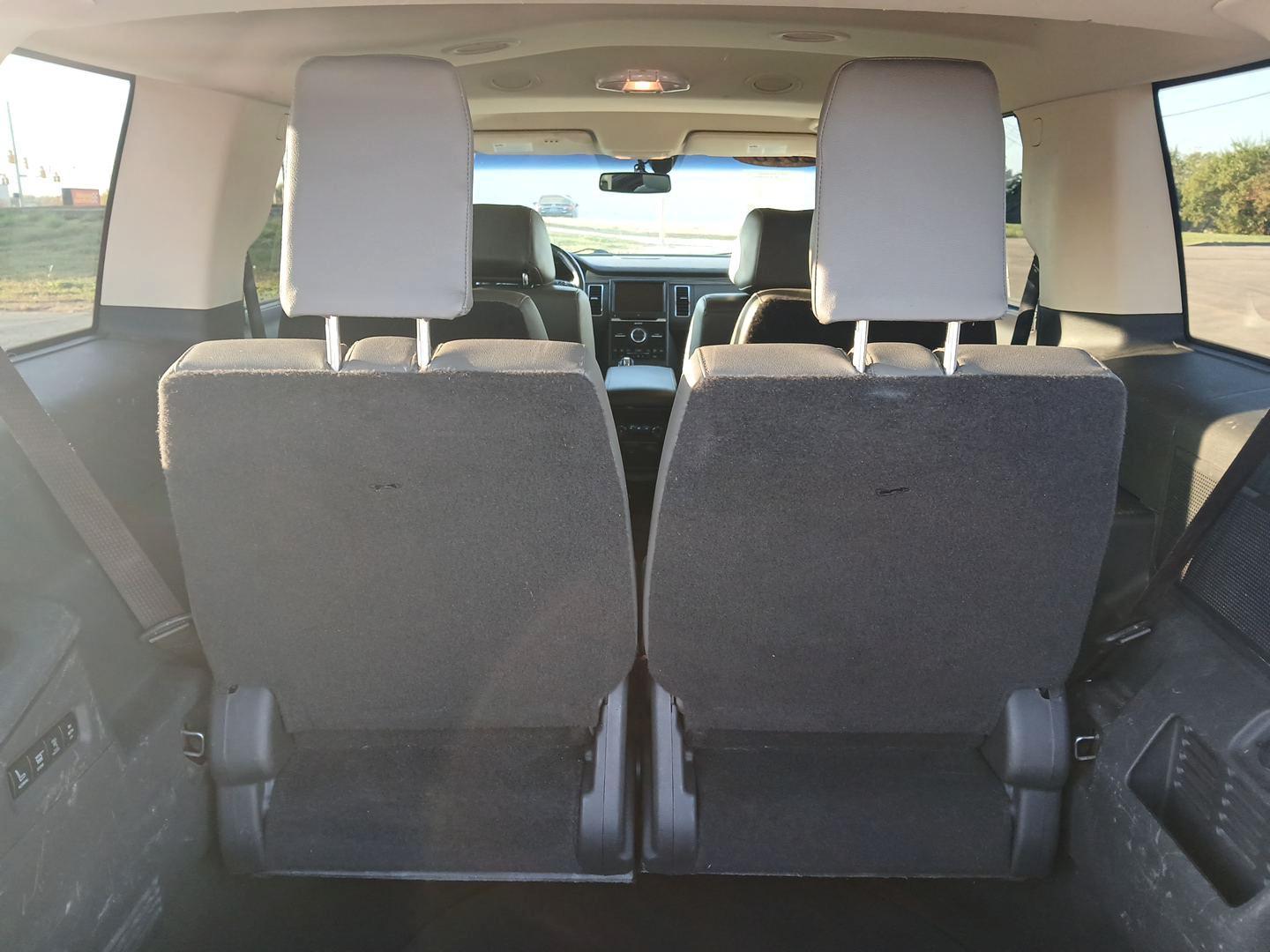2018 Ford Flex Limited AWD (2FMHK6D8XJB) with an 3.5L V6 DOHC 24V engine, 6-Speed Automatic Overdrive transmission, located at 401 Woodman Dr, Riverside, OH, 45431, (937) 908-9800, 39.760899, -84.123421 - Third Row - Photo#11