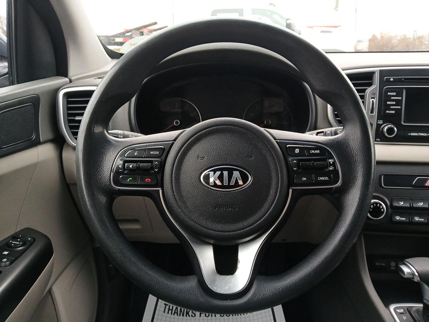2018 Kia Sportage LX FWD (KNDPM3AC3J7) with an 2.4L V6 DOHC 24V engine, 6-Speed Automatic transmission, located at 4508 South Dixie Dr, Moraine, OH, 45439, (937) 908-9800, 39.689976, -84.218452 - 2018 Kia Sportage LX FWD - Photo#15