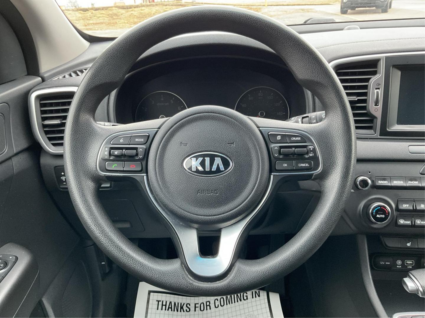 2019 Kia Sportage LX (KNDPMCAC2K7) with an Theta II 2.4L I-4 gasoline direct injection engine, located at 880 E. National Road, Vandalia, OH, 45377, (937) 908-9800, 39.891918, -84.183594 - 2019 Kia Sportage LX - Photo#15