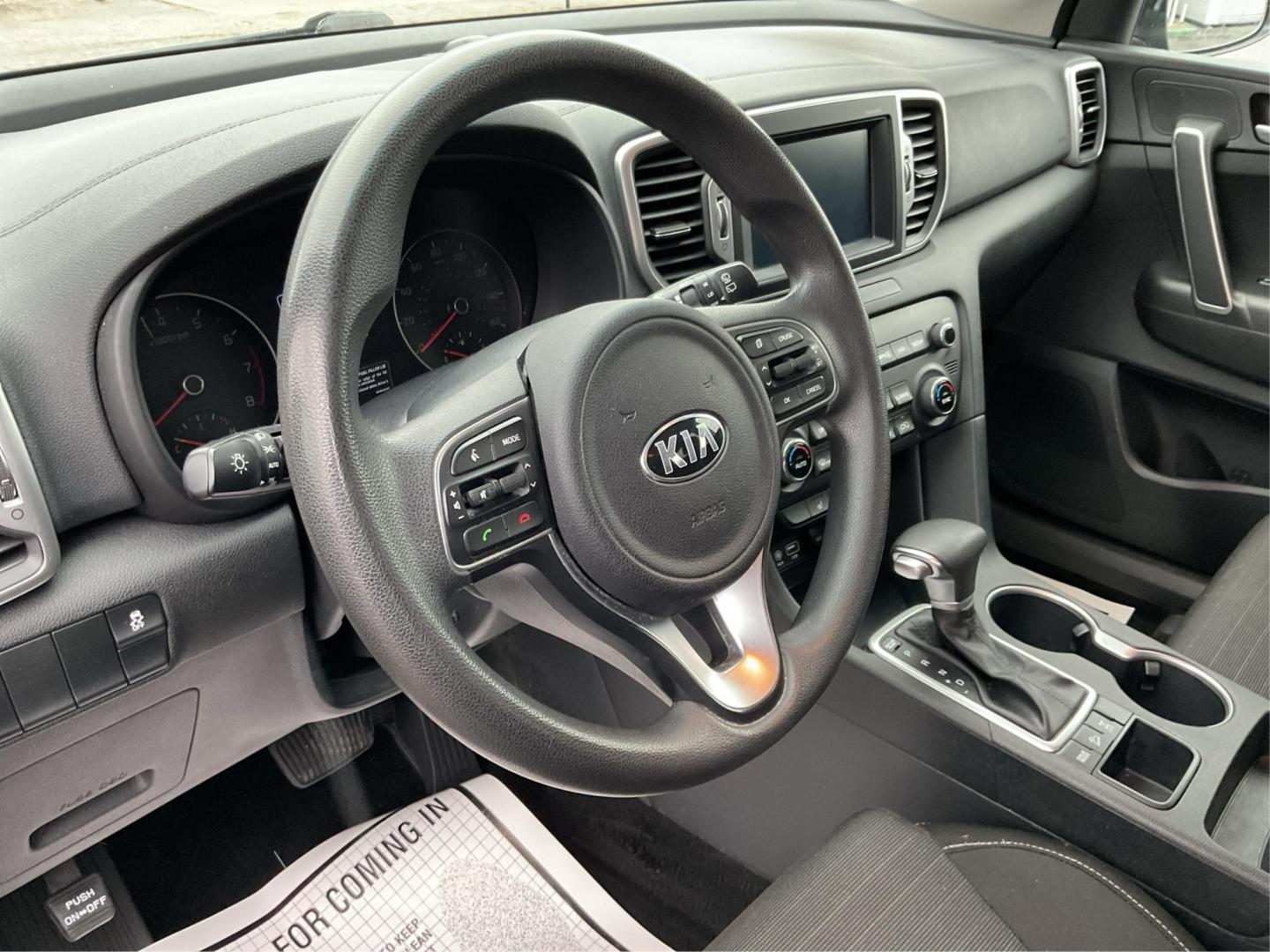 2019 Kia Sportage LX (KNDPMCAC2K7) with an Theta II 2.4L I-4 gasoline direct injection engine, located at 880 E. National Road, Vandalia, OH, 45377, (937) 908-9800, 39.891918, -84.183594 - 2019 Kia Sportage LX - Photo#8