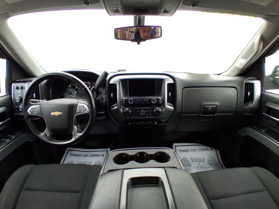 2015 Silver Chevrolet Silverado 1500 LT Double Cab 4WD (1GCVKREC6FZ) with an 5.3L V8 OHV 16V engine, 6-Speed Automatic transmission, located at 1951 S Dayton Lakeview Rd., New Carlisle, OH, 45344, (937) 908-9800, 39.890999, -84.050255 - Picture your next weekend: you've got a project list to tackle, a trailer to hook up, and a quick escape planned after work-maybe a run out toward Springfield or a backroad cruise near the Mad River. If you need a truck that fits real life in Clark County, this **2015 Chevrolet Silverado 1500 LT Dou - Photo#20