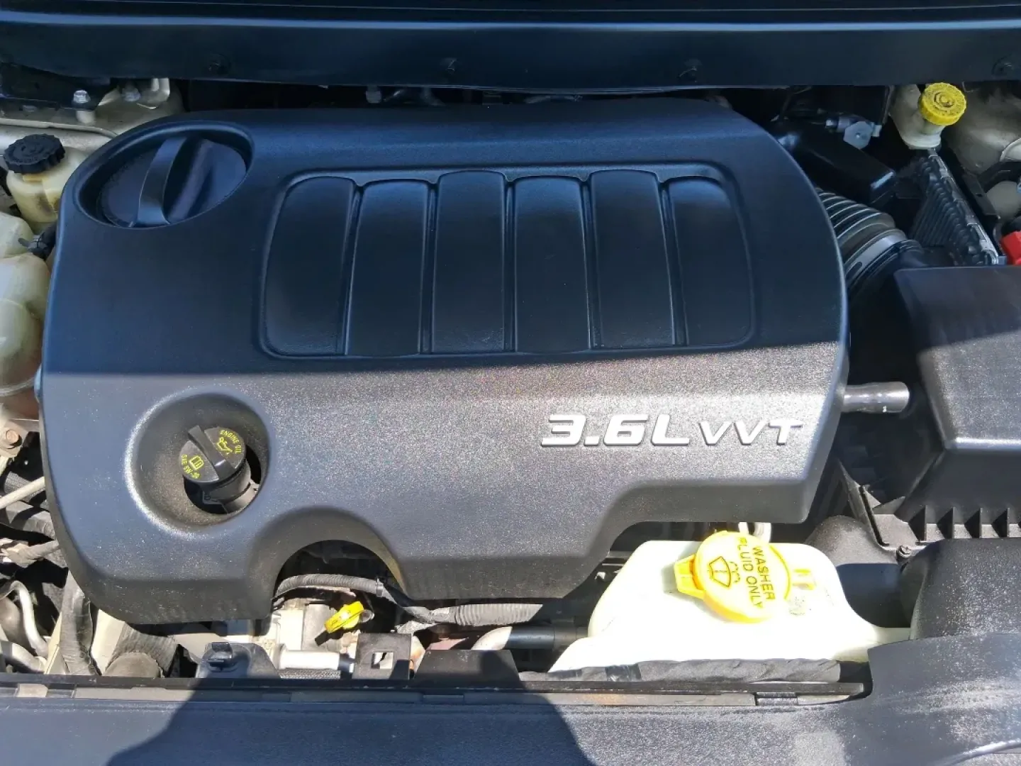 2011 White Gold Dodge Journey Mainstreet (3D4PG1FG9BT) with an 3.6L V6 DOHC 24V engine, 6-Speed Automatic transmission, located at 4508 South Dixie Dr, Moraine, OH, 45439, (937) 908-9800, 39.689976, -84.218452 - Are you in search of a versatile SUV that fits seamlessly into your active lifestyle? Look no further than this 2011 Dodge Journey Mainstreet, available now at Advantage Car and Credit - Moraine, located at 4508 South Dixie Dr, Moraine, OH 45439. This spacious and well-equipped SUV is not just a veh - Photo#11