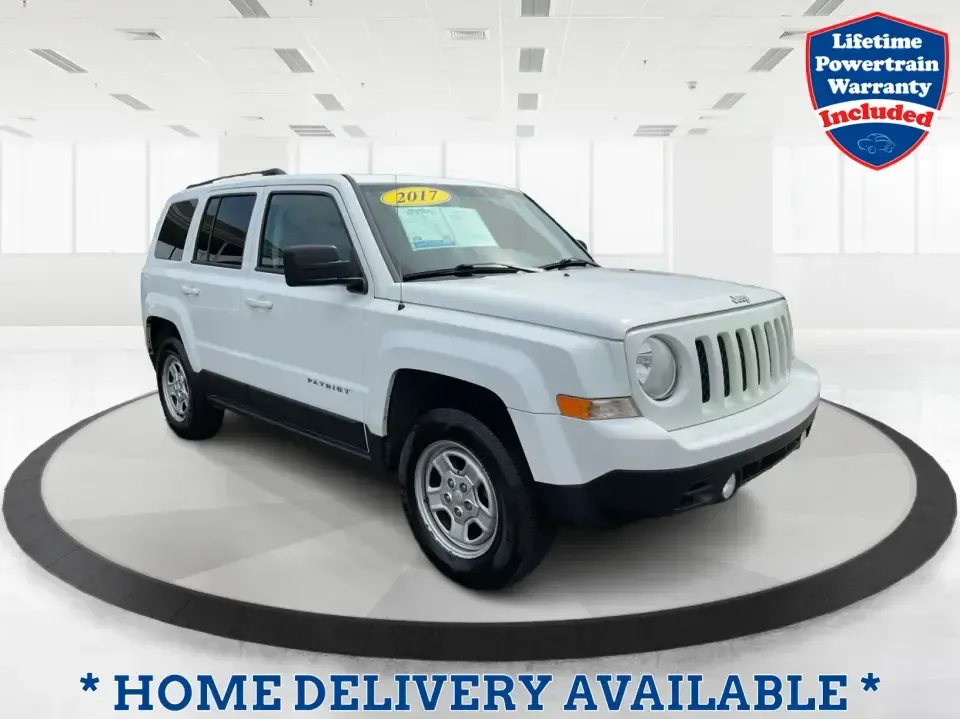 2017 Jeep Patriot Sport FWD (1C4NJPBA4HD) with an 2.0L L4 DOHC 16V engine, Continuously Variable Transmission (CVT) transmission, located at 401 Woodman Dr, Riverside, OH, 45431, (937) 908-9800, 39.760899, -84.123421 - Are you ready to elevate your adventures with a versatile SUV that suits both your daily commute and weekend getaways? Look no further than this stunning **2017 Jeep Patriot Sport FWD**, available at **Advantage Car and Credit**, your premier **Buy Here Pay Here dealership** located at **1184 Kauffm - Photo#0