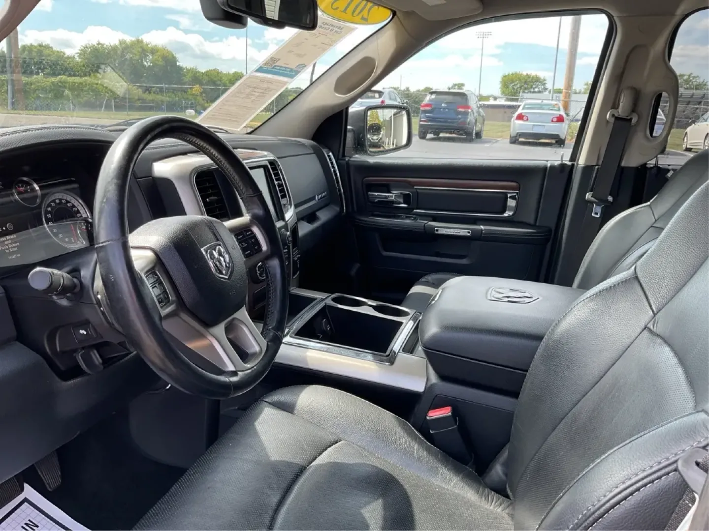 2015 Ram 1500 Laramie Crew Cab SWB 4WD (1C6RR7NT7FS) with an 5.7L V8 OHV 16V engine, 8-Speed Automatic transmission, located at 1230 East Main St, Xenia, OH, 45385, (937) 908-9800, 39.688026, -83.910172 - **Unlock Your Weekend Adventures with the 2015 Ram 1500 Laramie Crew Cab 4WD at Jamestown Auto Sales!**<br /> <br /> Are you ready to elevate your lifestyle with a vehicle that combines power, comfort, and versatility? Look no further than this 2015 Ram 1500 Laramie Crew Cab SWB, the ultimate truck - Photo#9