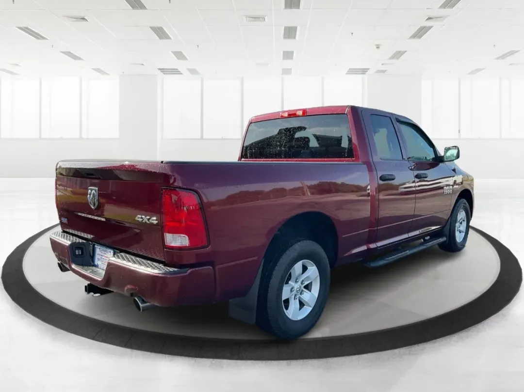 2018 Ram 1500 Express Quad Cab 4x4 6'4 Box (1C6RR7FT8JS) with an Other engine, located at 1184 Kauffman Ave, Fairborn, OH, 45324, (937) 908-9800, 39.807072, -84.030914 - Are you ready to elevate your adventures and tackle any terrain with confidence? The 2018 Ram 1500 Express Quad Cab 4x4 is the ultimate truck for weekend warriors and daily commuters alike, offering the perfect blend of power, versatility, and style. With a striking Delmonico Red Pearlcoat exterior - Photo#2