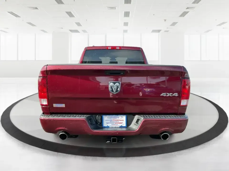 2018 Ram 1500 Express Quad Cab 4x4 6'4 Box (1C6RR7FT8JS) with an 5.7L V8 OHV 16V engine, 8A transmission, located at 1099 N County Rd 25A , Troy, OH, 45373, (937) 908-9800, 40.057079, -84.212883 - Are you ready to elevate your adventures and tackle any terrain with confidence? The 2018 Ram 1500 Express Quad Cab 4x4 is the ultimate truck for weekend warriors and daily commuters alike, offering the perfect blend of power, versatility, and style. With a striking Delmonico Red Pearlcoat exterior - Photo#3