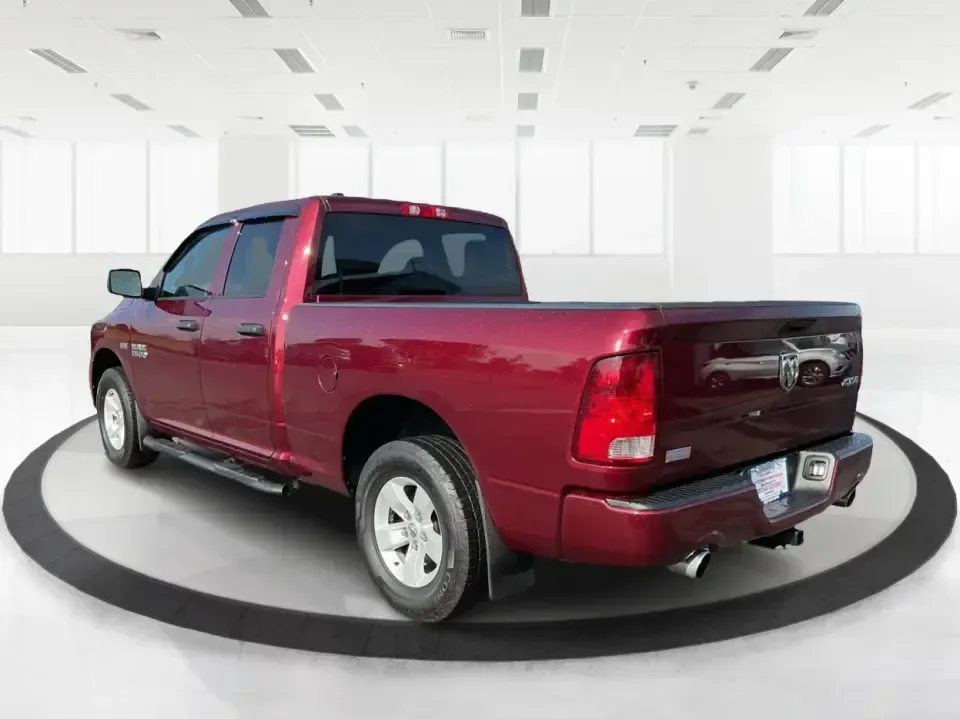 2018 Ram 1500 Express Quad Cab 4x4 6'4 Box (1C6RR7FT8JS) with an 5.7L V8 OHV 16V engine, 8A transmission, located at 1099 N County Rd 25A , Troy, OH, 45373, (937) 908-9800, 40.057079, -84.212883 - Are you ready to elevate your adventures and tackle any terrain with confidence? The 2018 Ram 1500 Express Quad Cab 4x4 is the ultimate truck for weekend warriors and daily commuters alike, offering the perfect blend of power, versatility, and style. With a striking Delmonico Red Pearlcoat exterior - Photo#4