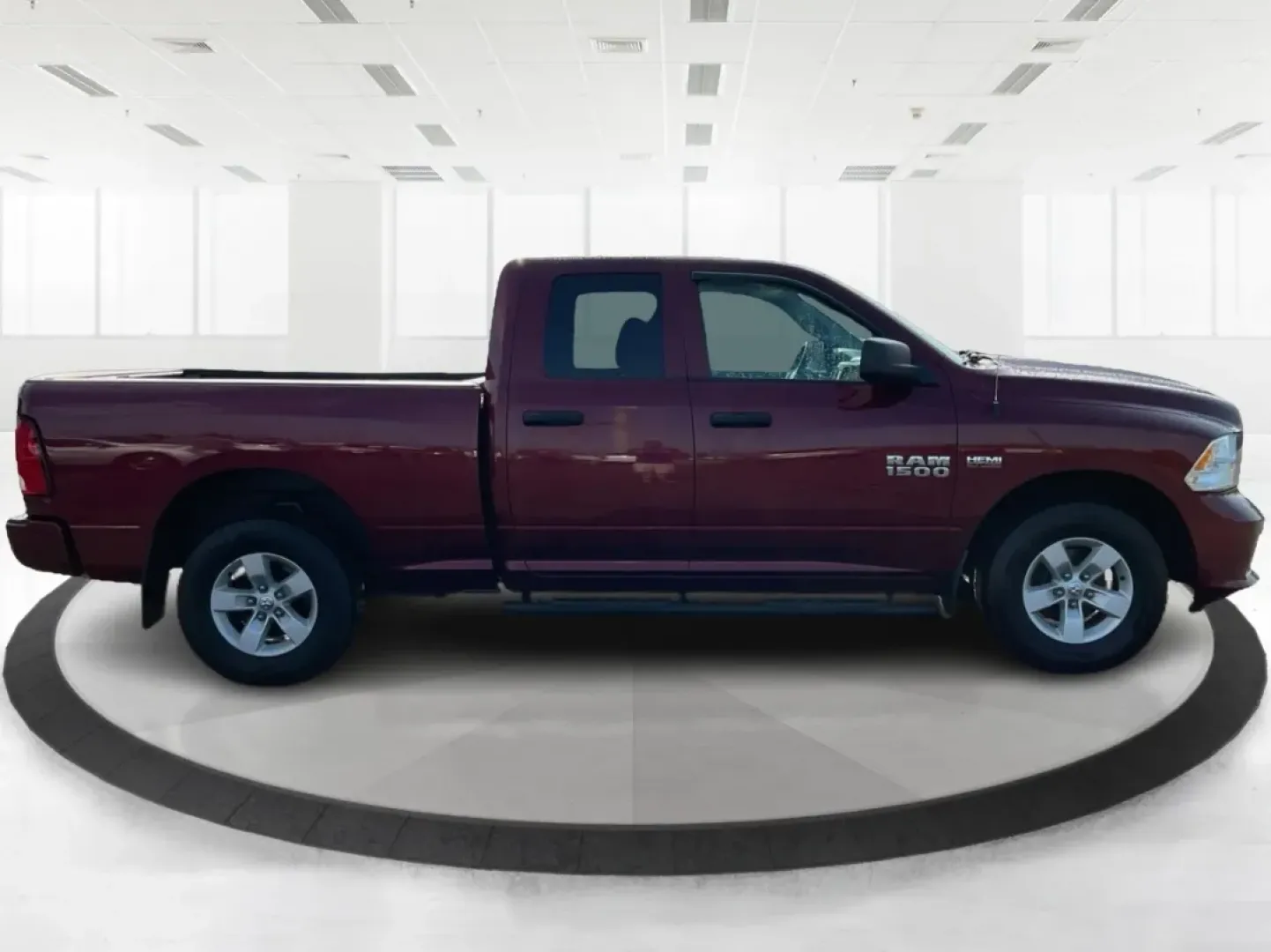 2018 Ram 1500 Express Quad Cab 4x4 6'4 Box (1C6RR7FT8JS) with an Other engine, located at 8750 N County Rd 25A, Piqua, OH, 45356, (937) 908-9800, 40.164391, -84.232513 - Are you ready to elevate your adventures and tackle any terrain with confidence? The 2018 Ram 1500 Express Quad Cab 4x4 is the ultimate truck for weekend warriors and daily commuters alike, offering the perfect blend of power, versatility, and style. With a striking Delmonico Red Pearlcoat exterior - Photo#1