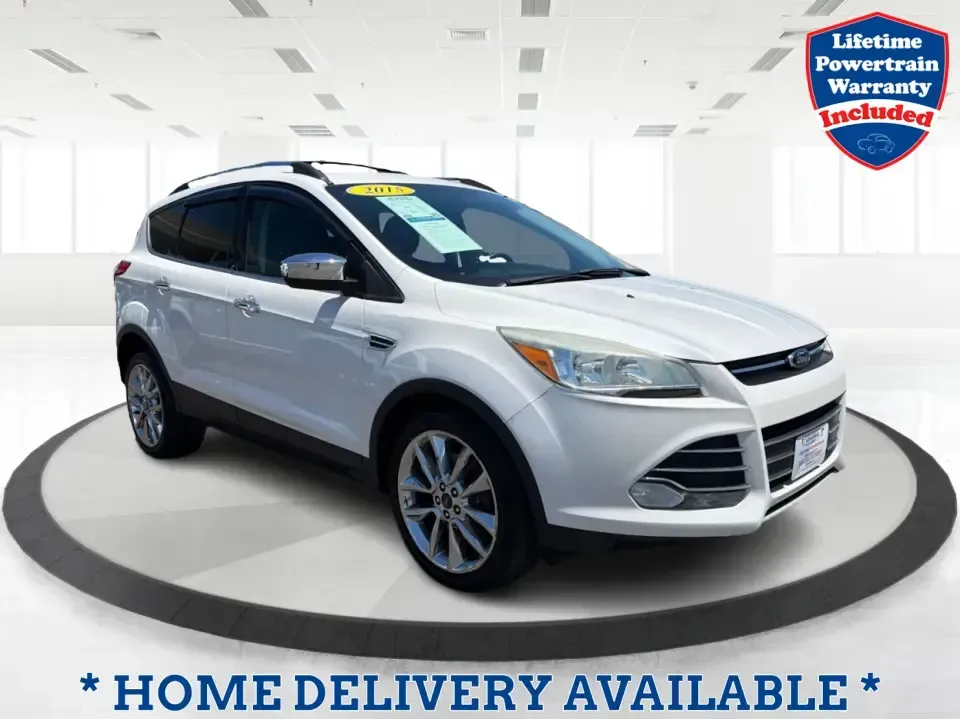 2015 Ford Escape SE (1FMCU9G92FU) with an EcoBoost 1.6L I-4 gasoline direct injection engine, 6-Speed Automatic transmission, located at 401 Woodman Dr, Riverside, OH, 45431, (937) 908-9800, 39.760899, -84.123421 - Need a do-it-all SUV for Dayton-area commutes, school drop-offs, and spontaneous weekend getaways? This 2015 Ford Escape SE 4WD is built for real life in Riverside, Ohio-comfortable for daily runs down Woodman Dr, confident on slick winter mornings, and efficient enough for longer drives toward Down - Photo#0