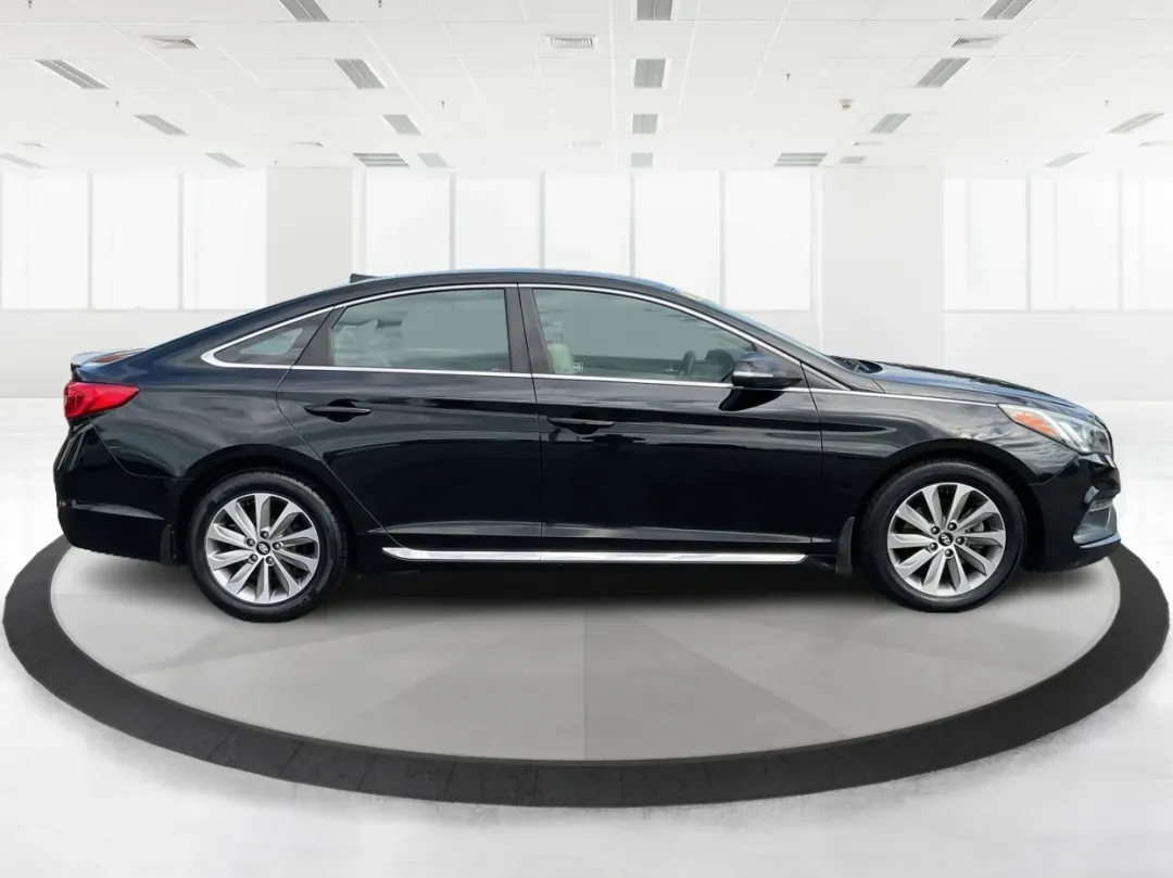 2016 Hyundai Sonata Sport (5NPE34AF2GH) with an 2.4L L4 DOHC 16V engine, 6-Speed Automatic transmission, located at 1099 N County Rd 25A , Troy, OH, 45373, (937) 908-9800, 40.057079, -84.212883 - ### Unlock Your Journey with the 2016 Hyundai Sonata Sport at Advantage Car and Credit - Fairborn<br /> <br /> Are you in the market for a vehicle that can effortlessly transition from daily commutes to weekend getaways? Look no further than the 2016 Hyundai Sonata Sport, available now at Advantage - Photo#1