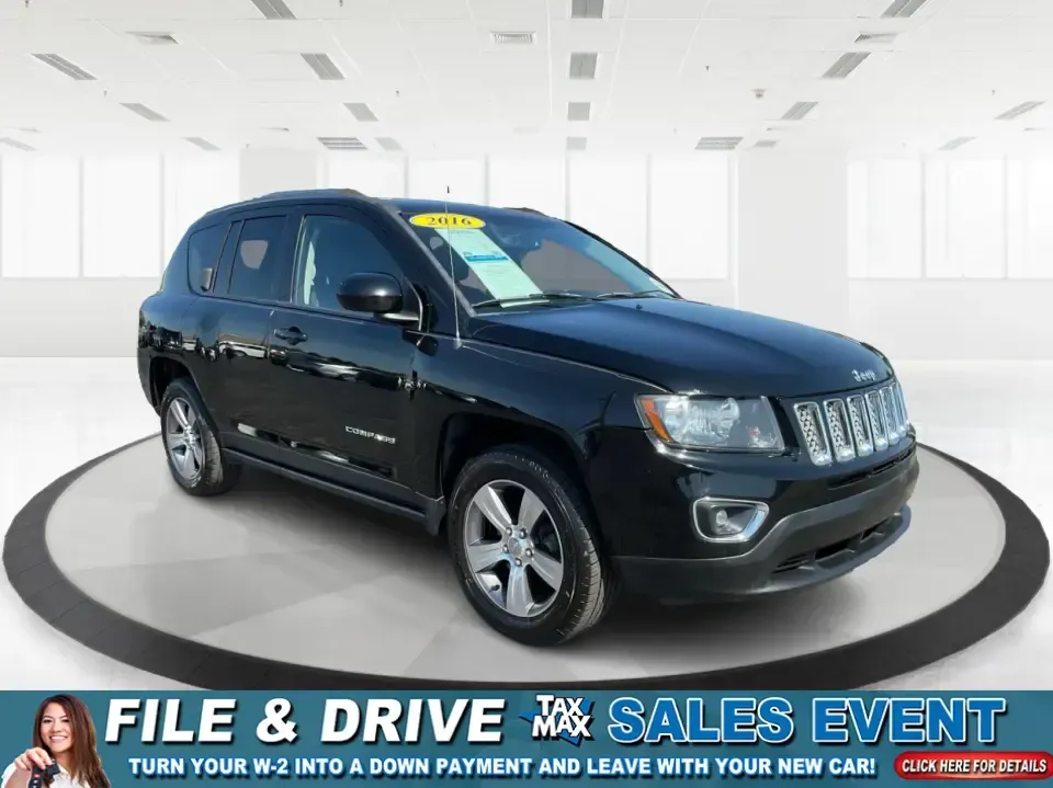 2016 Jeep Compass High Altitude Edition (1C4NJCEA0GD) with an 2L I-4 DOHC engine, CVT transmission, located at 8750 N County Rd 25A, Piqua, OH, 45356, (937) 908-9800, 40.164391, -84.232513 - Experience the thrill of adventure with the 2016 Jeep Compass High Altitude Edition, a versatile SUV designed for those who crave both comfort and capability. Whether you're a growing family seeking reliable transportation, a commuter navigating Riverside's bustling streets, or simply someone who en - Photo#0