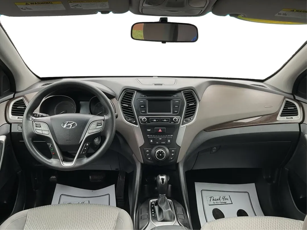 2017 Hyundai Santa Fe 2.4L (5XYZTDLB2HG) with an Theta II 2.4L I-4 gasoline direct injection engine, located at 4508 South Dixie Dr, Moraine, OH, 45439, (937) 908-9800, 39.689976, -84.218452 - Discover the perfect blend of comfort, capability, and style with the 2017 Hyundai Santa Fe, now available at Advantage Car and Credit, located at 1184 Kauffman Ave, Fairborn, OH 45324. This versatile SUV is an excellent choice for growing families, weekend adventurers, or budget-conscious buyers lo - Photo#19