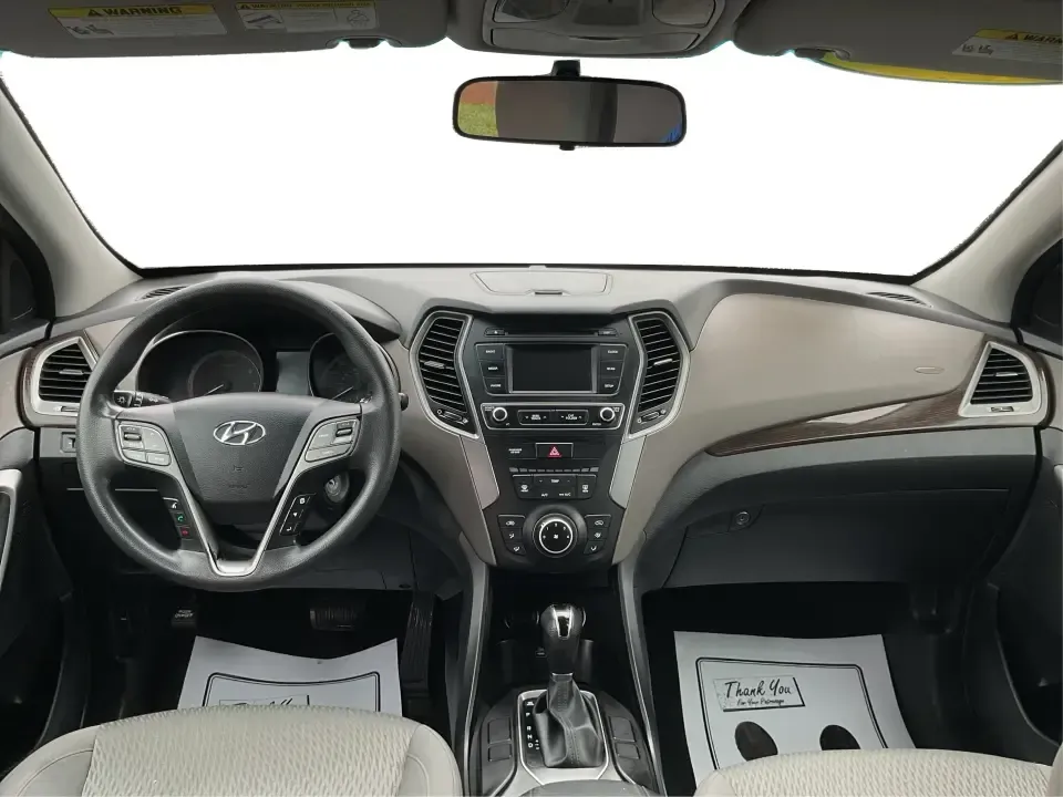 2017 Hyundai Santa Fe 2.4L (5XYZTDLB2HG) with an Theta II 2.4L I-4 gasoline direct injection engine, 6A transmission, located at 1951 S Dayton Lakeview Rd., New Carlisle, OH, 45344, (937) 908-9800, 39.890999, -84.050255 - Discover the perfect blend of comfort, capability, and style with the 2017 Hyundai Santa Fe, now available at Advantage Car and Credit, located at 1184 Kauffman Ave, Fairborn, OH 45324. This versatile SUV is an excellent choice for growing families, weekend adventurers, or budget-conscious buyers lo - Photo#19