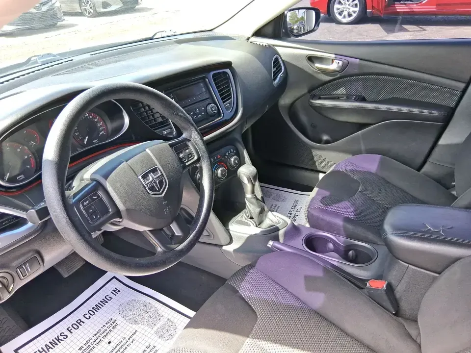 2016 Dodge Dart SXT Sport (1C3CDFFA9GD) with an 2.0L L4 DOHC 16V TURBO engine, Automatic transmission, located at 1230 East Main St, Xenia, OH, 45385, (937) 908-9800, 39.688026, -83.910172 - **Experience the Freedom of the Open Road with the 2016 Dodge Dart SXT Sport!**<br /> <br /> Are you ready to elevate your driving experience? The 2016 Dodge Dart SXT Sport is the perfect sedan for those who seek a blend of style, performance, and practicality. Whether you're commuting to work in Tr - Photo#9