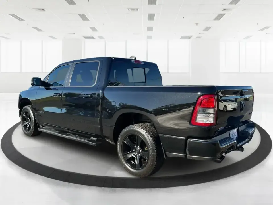 2020 Ram 1500 Big Horn Crew Cab SWB 4WD (1C6SRFFT8LN) with an 5.7L V8 OHV 16V engine, 8A transmission, located at 4508 South Dixie Dr, Moraine, OH, 45439, (937) 908-9800, 39.689976, -84.218452 - Picture your next weekend: the boat hooked up, the family loaded in, and a smooth pull down I75 toward the river-without needing to baby the throttle or worry about space. This 2020 Ram 1500 Big Horn Crew Cab 4x4 (5'7-in box) is built for real life in Southwest Ohio, whether you're commuting from K - Photo#4