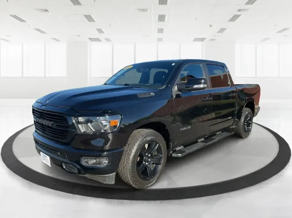 2020 Ram 1500 Big Horn Crew Cab SWB 4WD (1C6SRFFT8LN) with an 5.7L V8 OHV 16V engine, 8A transmission, located at 4508 South Dixie Dr, Moraine, OH, 45439, (937) 908-9800, 39.689976, -84.218452 - Picture your next weekend: the boat hooked up, the family loaded in, and a smooth pull down I75 toward the river-without needing to baby the throttle or worry about space. This 2020 Ram 1500 Big Horn Crew Cab 4x4 (5'7-in box) is built for real life in Southwest Ohio, whether you're commuting from K - Photo#8