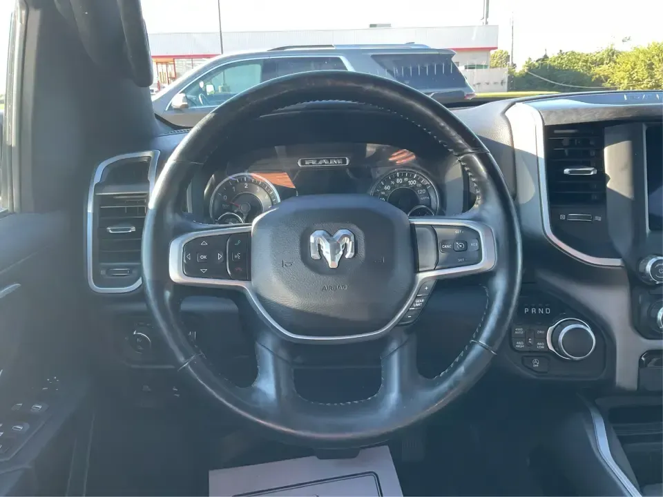 2020 Ram 1500 Big Horn Crew Cab SWB 4WD (1C6SRFFT8LN) with an 5.7L V8 OHV 16V engine, 8A transmission, located at 4508 South Dixie Dr, Moraine, OH, 45439, (937) 908-9800, 39.689976, -84.218452 - Picture your next weekend: the boat hooked up, the family loaded in, and a smooth pull down I75 toward the river-without needing to baby the throttle or worry about space. This 2020 Ram 1500 Big Horn Crew Cab 4x4 (5'7-in box) is built for real life in Southwest Ohio, whether you're commuting from K - Photo#15