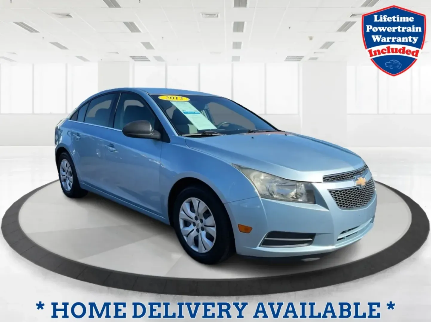 2012 Chevrolet Cruze LS (1G1PC5SH0C7) with an Ecotec 1.8L I-4 DOHC engine, located at 880 E. National Road, Vandalia, OH, 45377, (937) 908-9800, 39.891918, -84.183594 - **Adventure Awaits with the 2012 Chevrolet Cruze LS in Ice Blue Metallic!**<br /> <br /> Are you ready to elevate your daily commute or embark on unforgettable road trips? The 2012 Chevrolet Cruze LS is your perfect companion for any journey, blending comfort, efficiency, and style into one sleek se - Photo#0