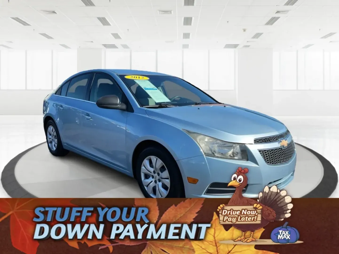 2012 Chevrolet Cruze LS (1G1PC5SH0C7) with an Ecotec 1.8L I-4 DOHC engine, located at 880 E. National Road, Vandalia, OH, 45377, (937) 908-9800, 39.891918, -84.183594 - **Adventure Awaits with the 2012 Chevrolet Cruze LS in Ice Blue Metallic!**<br /> <br /> Are you ready to elevate your daily commute or embark on unforgettable road trips? The 2012 Chevrolet Cruze LS is your perfect companion for any journey, blending comfort, efficiency, and style into one sleek se - Photo#0