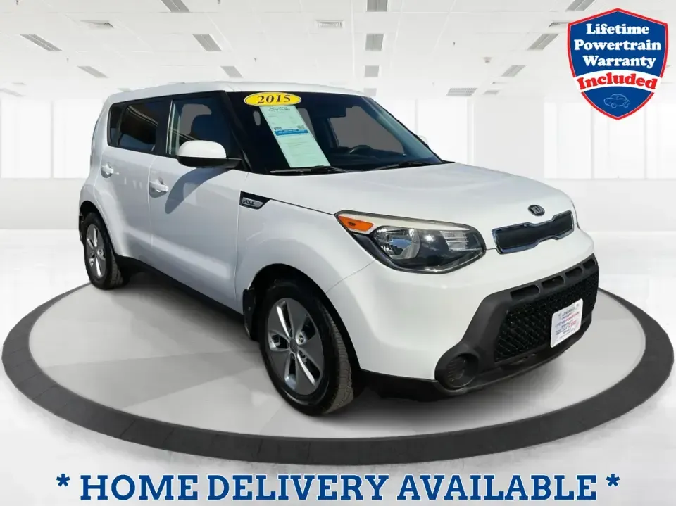 2015 Kia Soul Base (KNDJN2A21F7) with an 1.6L L4 DOHC 16V engine, Automatic transmission, located at 4508 South Dixie Dr, Moraine, OH, 45439, (937) 908-9800, 39.689976, -84.218452 - Need a smart, city-friendly ride that's easy to park in downtown Dayton, comfortable for long commutes on I75, and versatile enough for Costco runs and weekend escapes? This 2015 Kia Soul Base in White delivers the kind of practical, upbeat lifestyle fit that works for first-time buyers, growing fam - Photo#0