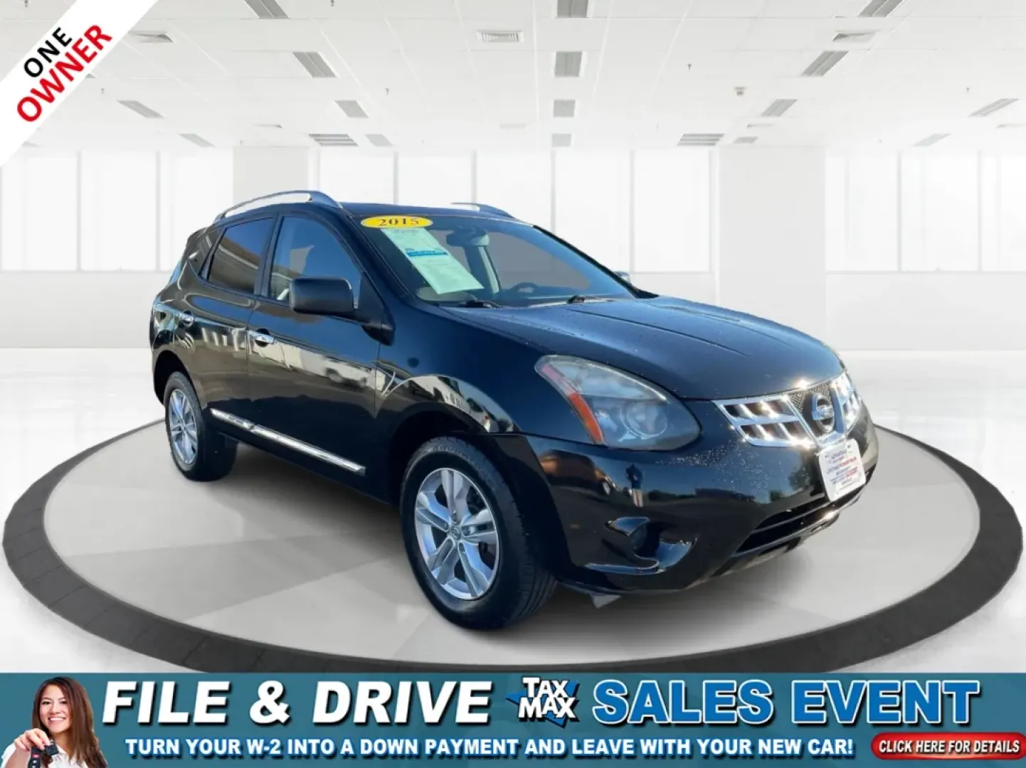 2015 Nissan Rogue S (JN8AS5MV2FW) with an 2.5L I-4 DOHC engine, located at 1184 Kauffman Ave, Fairborn, OH, 45324, (937) 908-9800, 39.807072, -84.030914 - One Owner - Photo#0